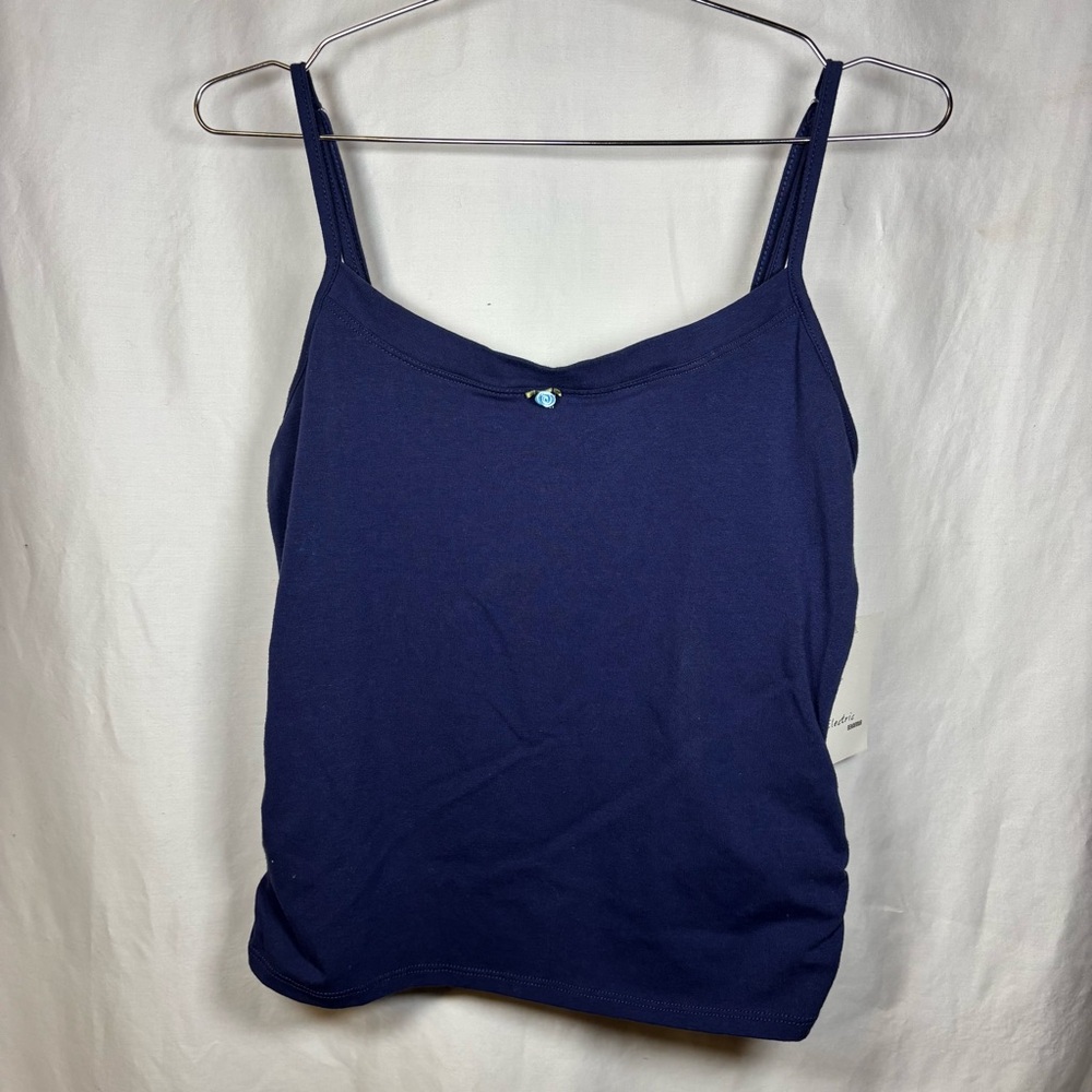 Electric Behavior Tank Top Juniors XL Blue Y2K Coquette NWT Fairy Cottagecore